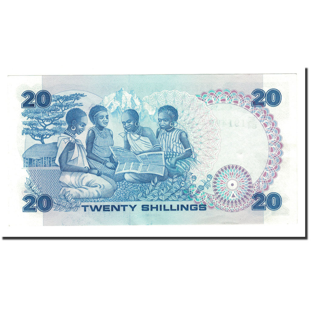 Banknote, Kenya, 20 Shillings, 1981-87, 1986-09-14, KM:21e, UNC(64)