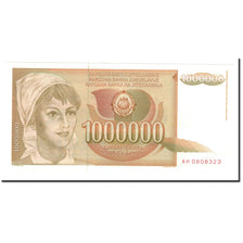 Biljet, Joegoslaviëe, 1,000,000 Dinara, 1989, 1989-11-01, KM:99, NIEUW