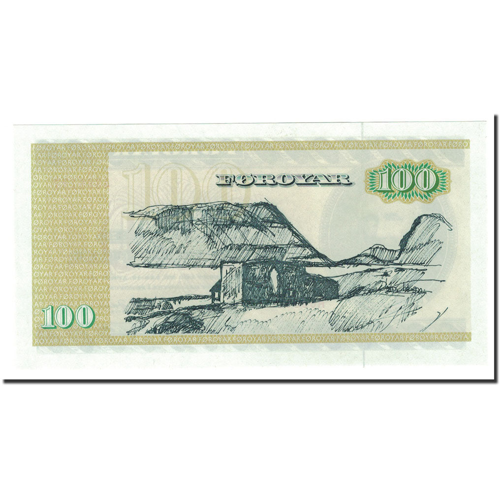 Banknote, Faeroe Islands, 100 Kronur, 1978-1994, 1988, KM:21b, UNC(65-70)