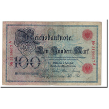 Banknote, Germany, 100 Mark, 1898, 1898-07-01, KM:20a, VG(8-10)