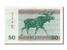 Lithuania, 50 (Talonas), 1991, KM #37a, AU(55-58), CU 567511
