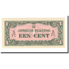 Banknot, Holenderskie Indie, 1 Cent, 1942, Undated, KM:119b, UNC(65-70)