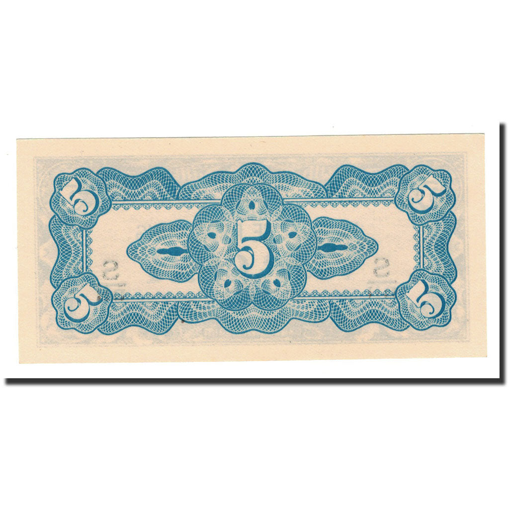 Banknote, Netherlands Indies, 5 Cents, 1942, Undated, KM:120c, UNC(65-70)