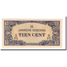 Banknote, Netherlands Indies, 10 Cents, 1942, Undated, KM:121c, UNC(65-70)