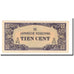 Billet, Netherlands Indies, 10 Cents, 1942, Undated, KM:121c, NEUF