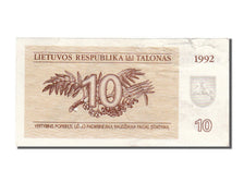 Biljet, Lithouwen, 10 (Talonas), 1992, TTB
