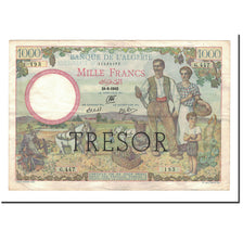 Banknote, Algeria, 1000 Francs, 1942, 1942-06-24, KM:89, EF(40-45), Fayette:VF