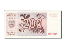 Lithuania, 200 Talonu, 1993, KM #45, AU(55-58), OA086429