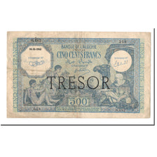 Geldschein, Frankreich, 500 Francs, 1943, 1943-10-16, KM:111, S+, Fayette:VF