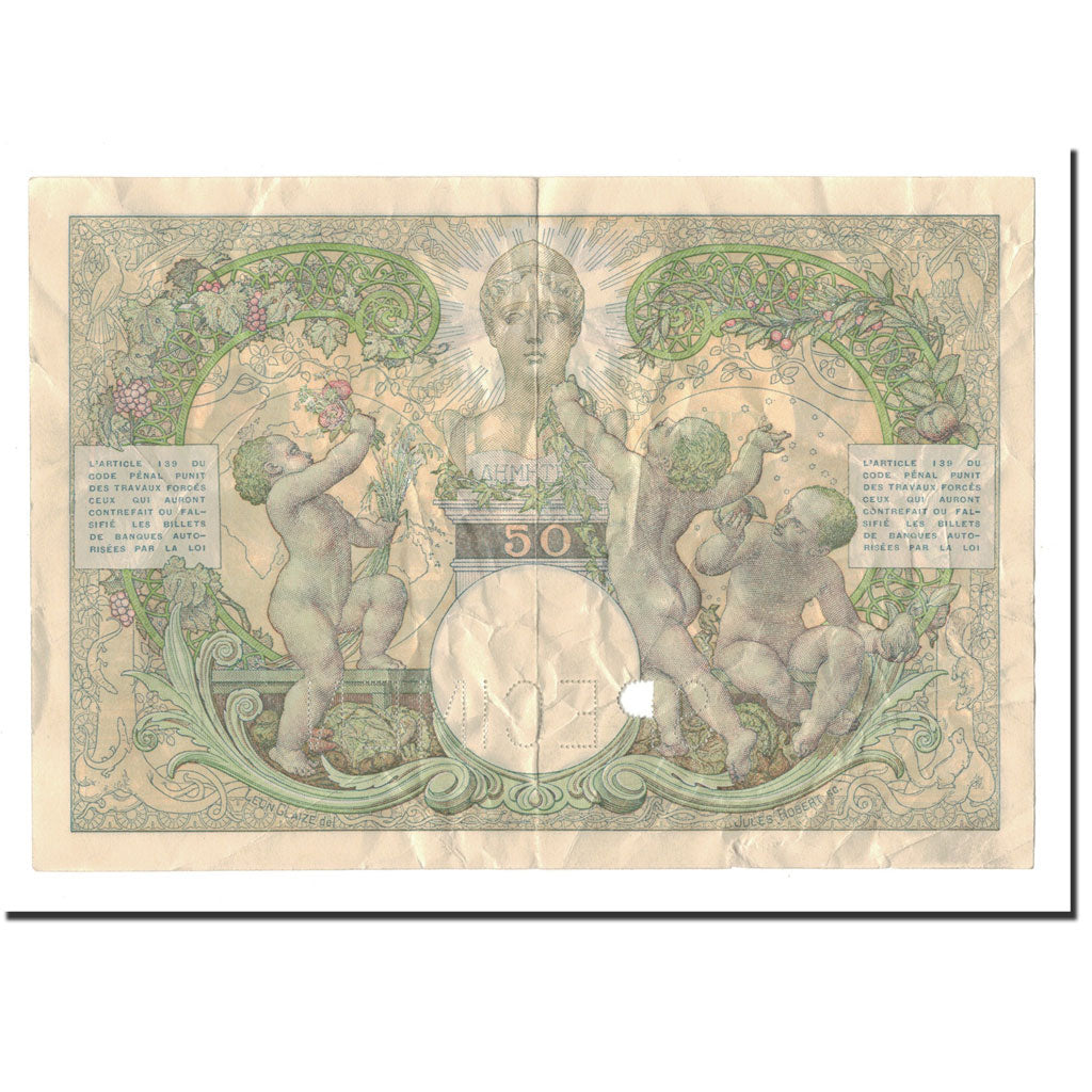 Banknote, Madagascar, 50 Francs, Undated (1937-47), VF(30-35)