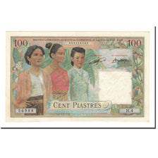Biljet, FRANS INDO-CHINA, 100 Piastres = 100 Kip, 1954, Undated, KM:103, SUP