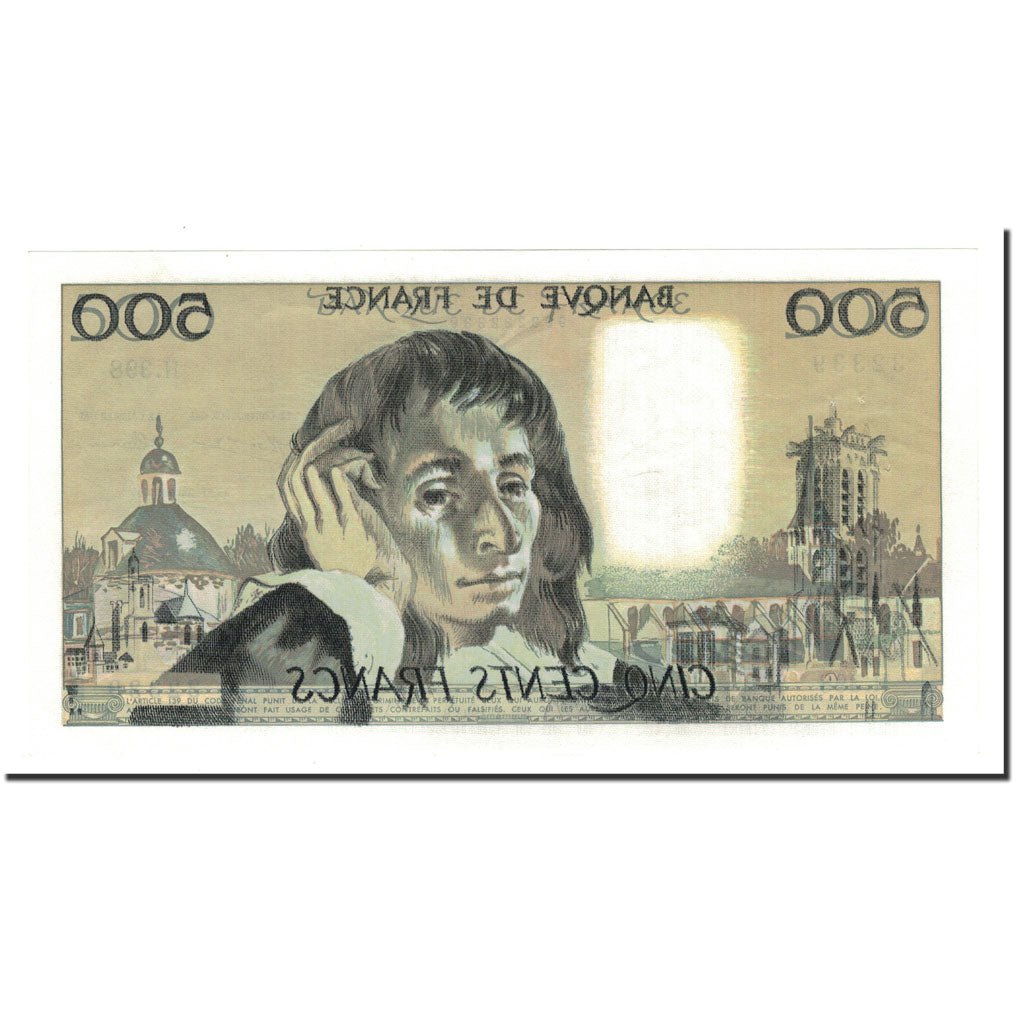 France, 500 Francs, 1993, 1993-01-07, UNC(63)