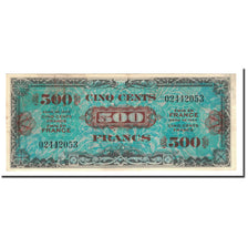 Francia, 500 Francs, 1944, MBC+, Fayette:VF21.1), KM:119a
