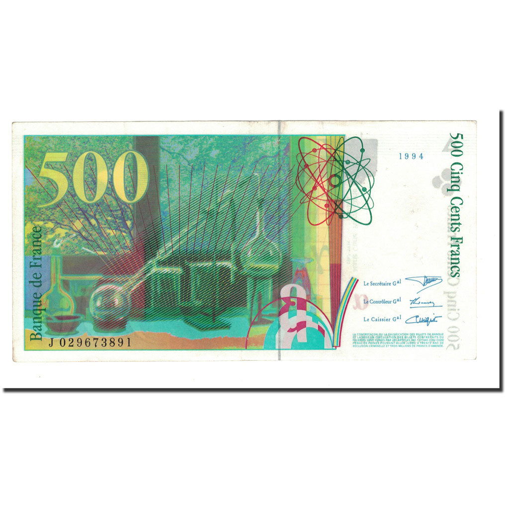 France, 500 Francs, 1994, UNC(60-62), Fayette:F76quarto .1)