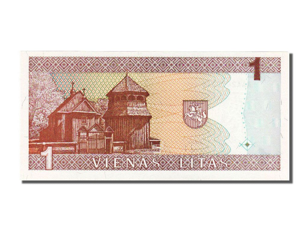 Biljet, Lithouwen, 1 Litas, 1994, NIEUW