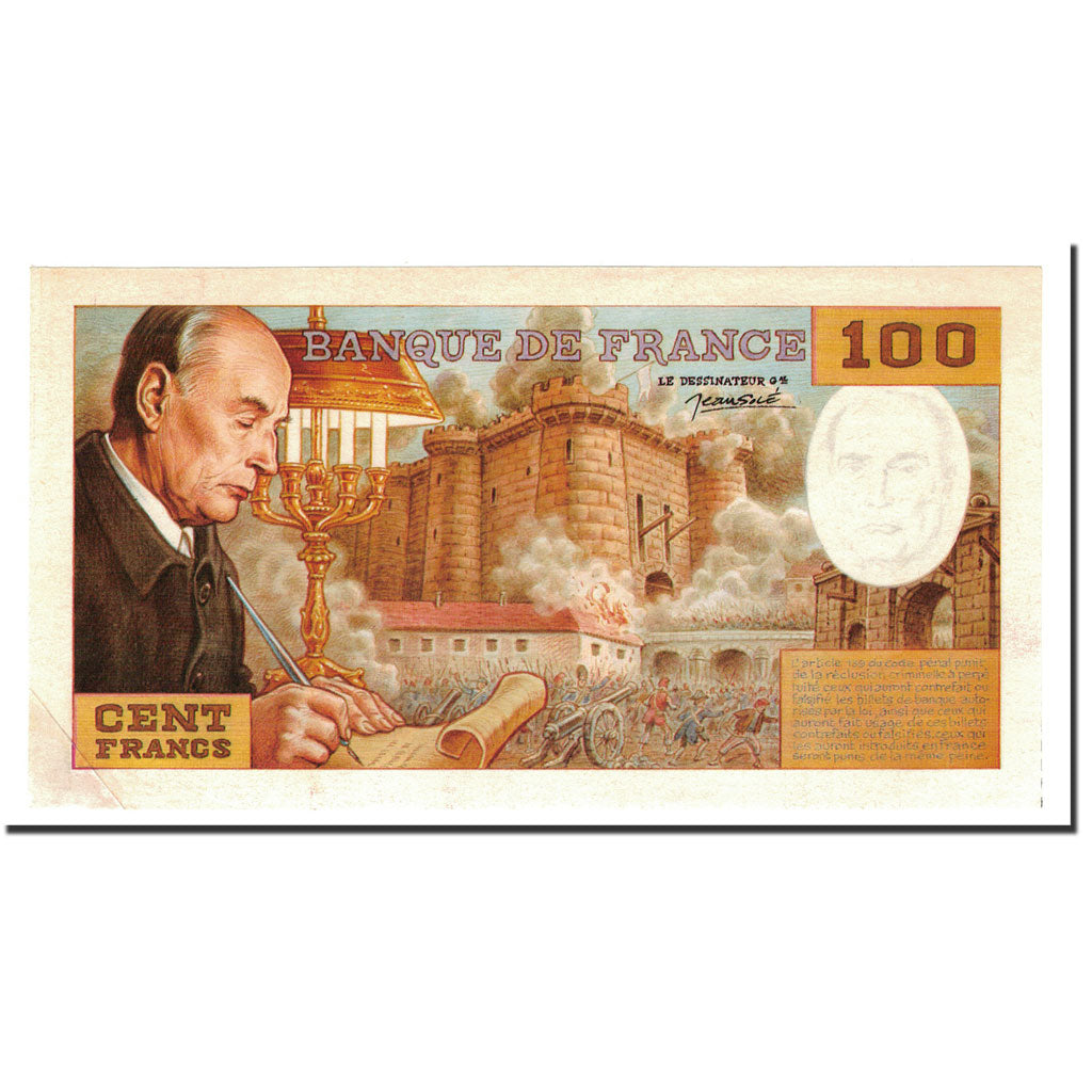 Francia, 100 Francs, 1989, FDS