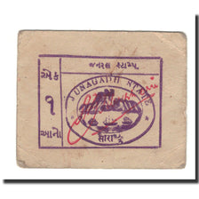 Biljet, India Prinsenstaten, 1 Anna, Undated (1943), KM:S334, TB+