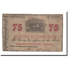 Banknote, United States, 75 Centimes, 1861, F(12-15)