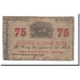 Billet, États-Unis, 75 Centimes, 1861, B+