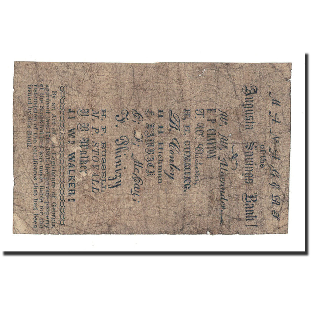 Banknote, United States, 75 Centimes, 1861, F(12-15)
