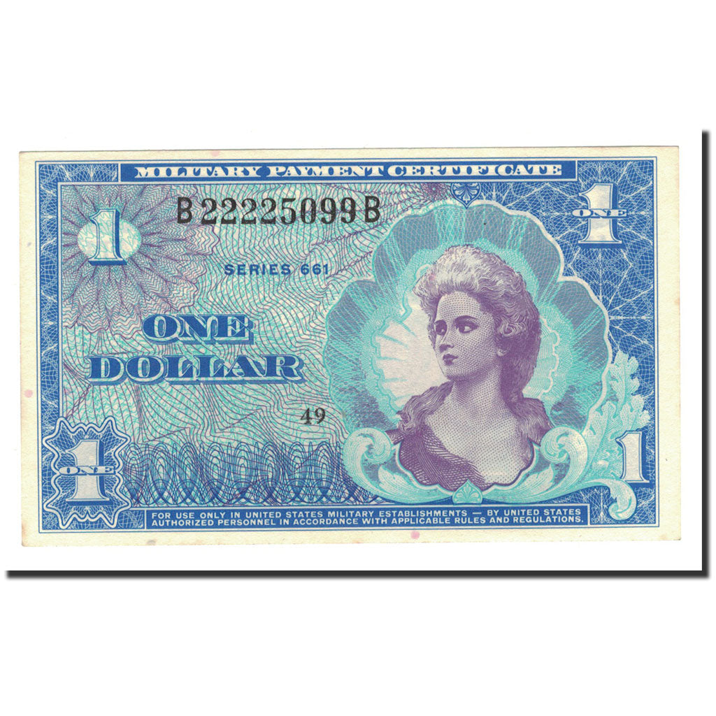Banknote, United States, 1 Dollar, Undated (1968), KM:M68a, UNC(65-70)
