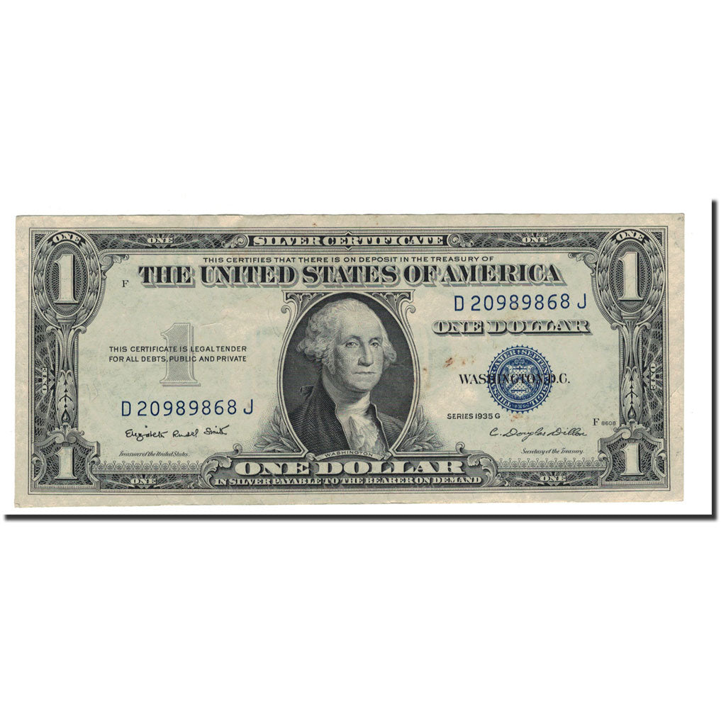 Banknote, United States, One Dollar, 1935, KM:1459, EF(40-45)