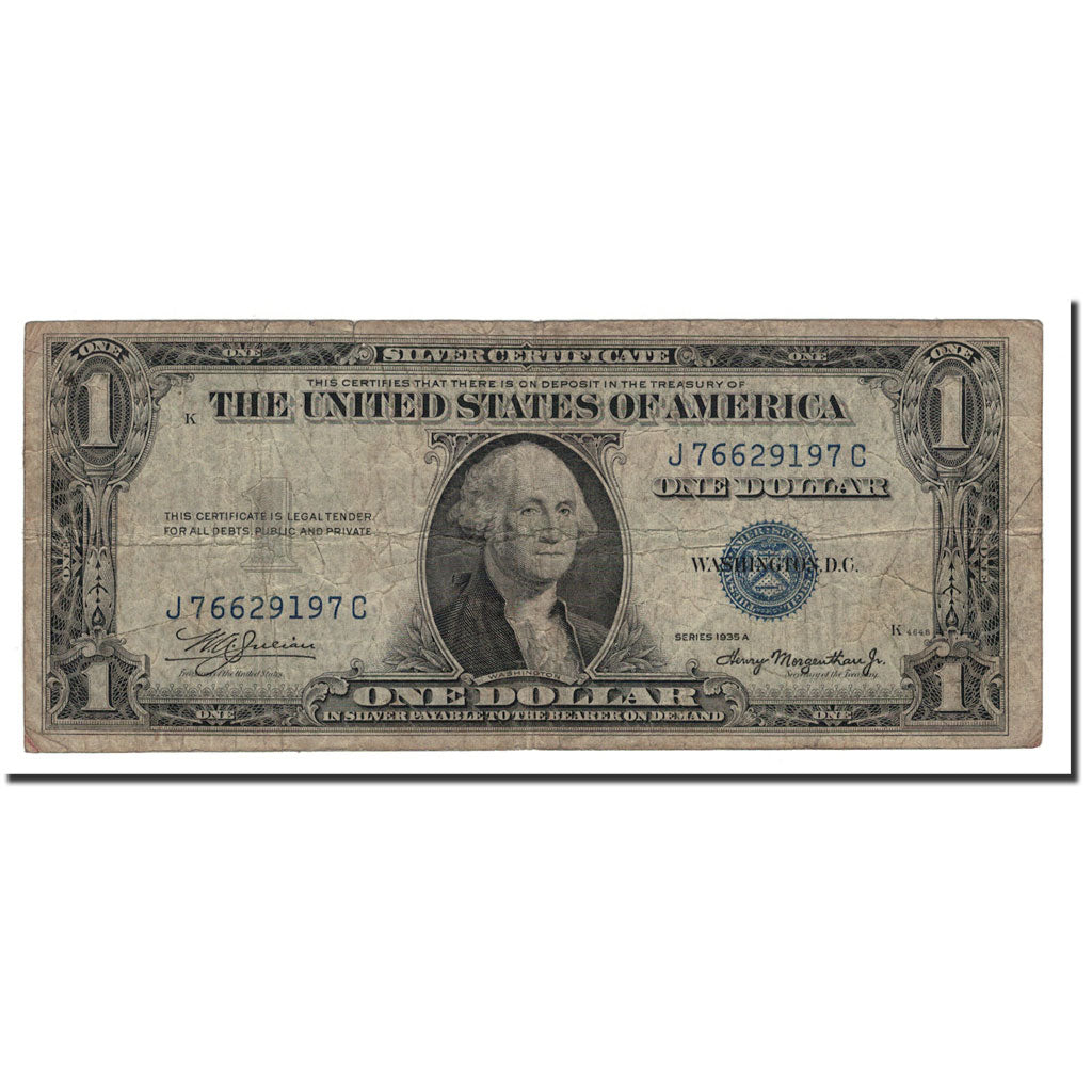 Banknote, United States, One Dollar, 1935, KM:1453, VF(20-25)