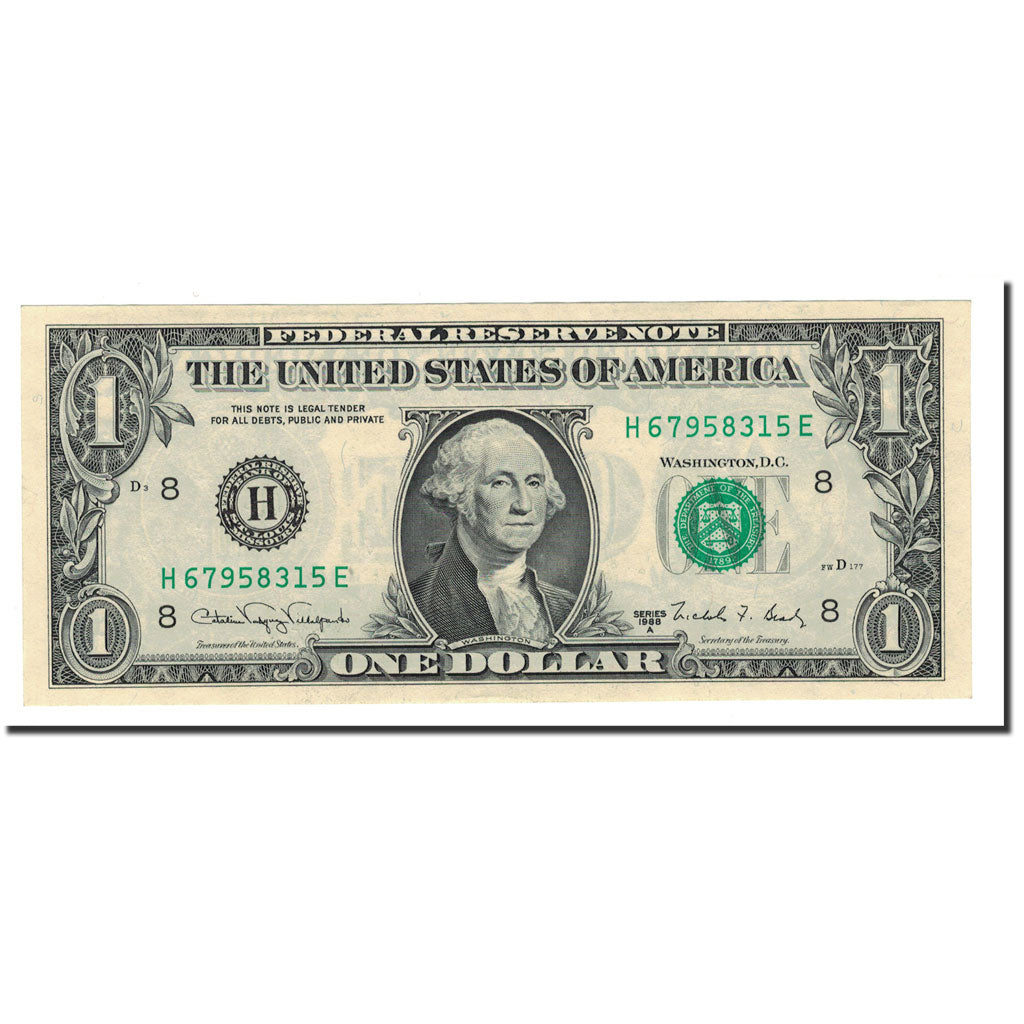 Banknote, United States, One Dollar, 1988, KM:3851, UNC(65-70)