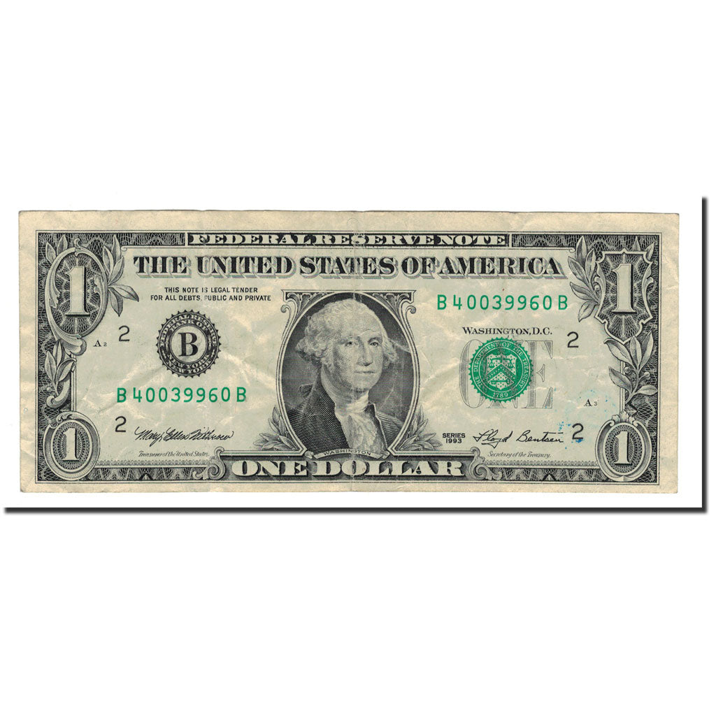 Banknote, United States, One Dollar, 1993, KM:4013, EF(40-45)