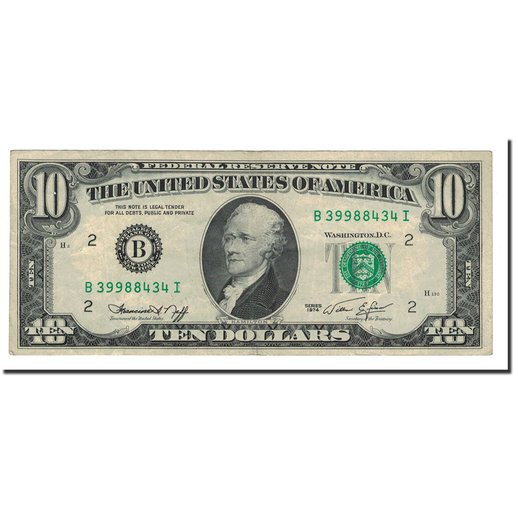 Banknote, United States, Ten Dollars, 1974, KM:2223, EF(40-45)