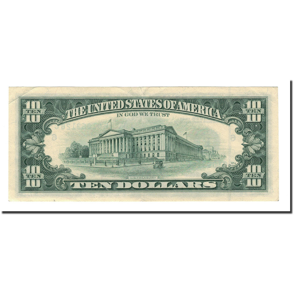 Banknote, United States, Ten Dollars, 1995, KM:4113, AU(55-58)