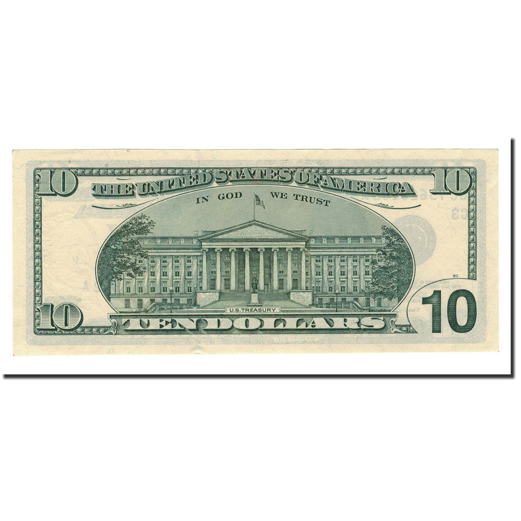 Banknote, United States, Ten Dollars, 2001, KM:4602, UNC(63)