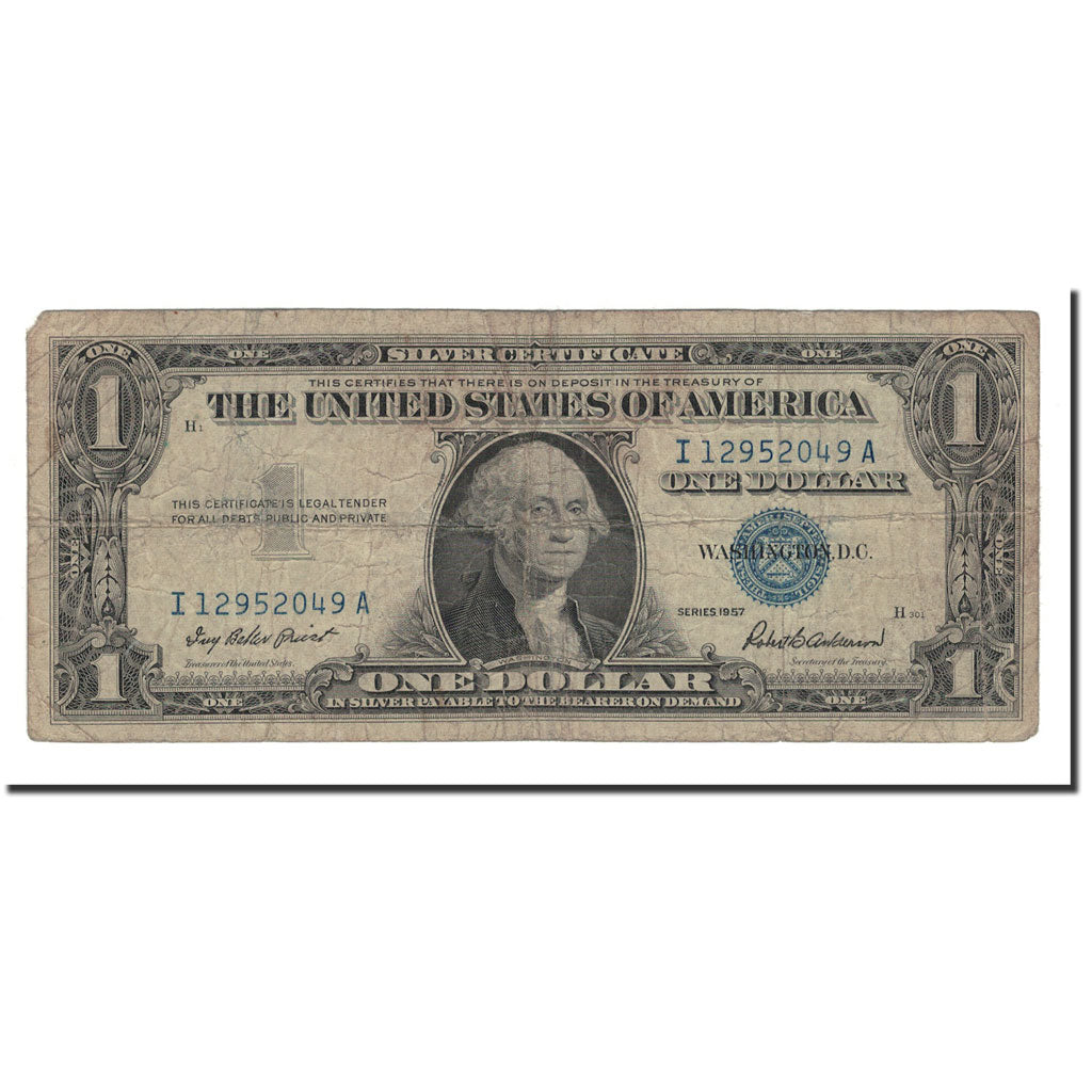 Billet, États-Unis, One Dollar, 1957, KM:1462, B+
