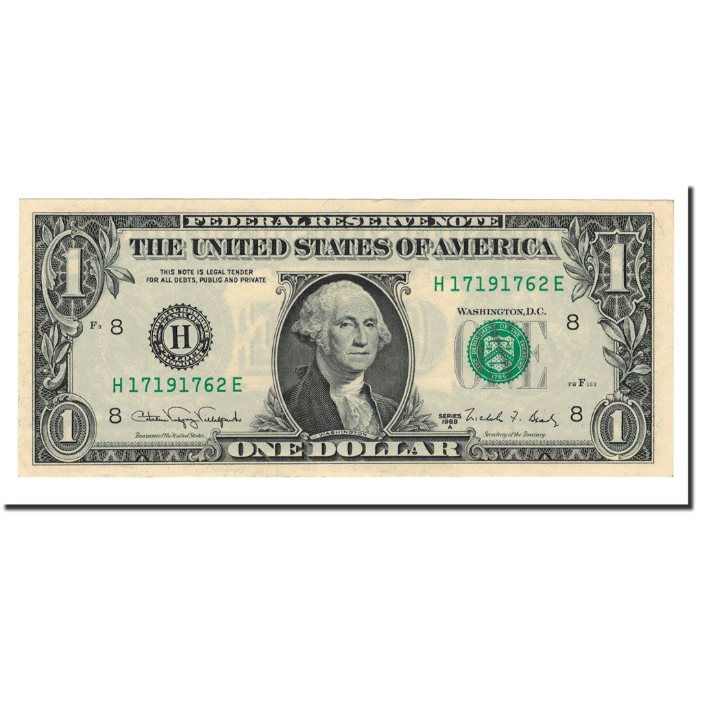 Banknote, United States, One Dollar, 1988, KM:3851@star, UNC(64)