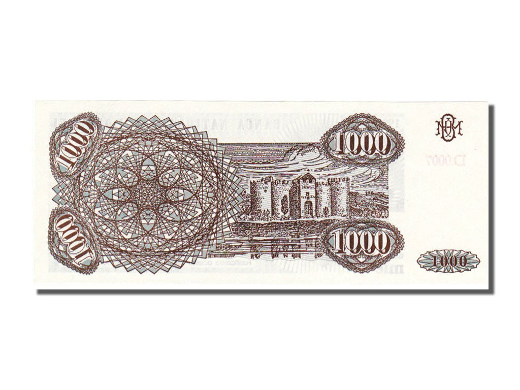 Biljet, Moldova, 1000 Cupon, 1992, NIEUW