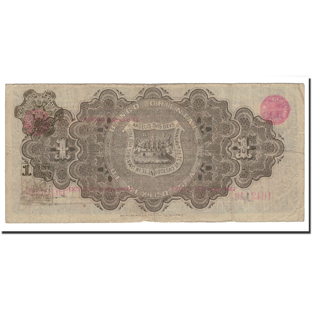 Banknote, Mexico, 1 Peso, 1914, KM:S388a, VF(20-25)