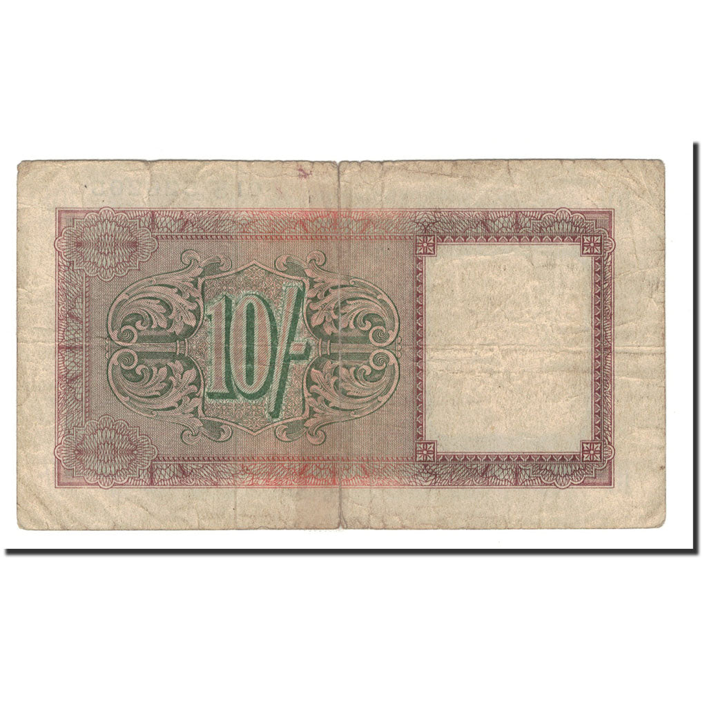 Banknote, Great Britain, 10 Shillings, Undated (1943), KM:M5, VG(8-10)