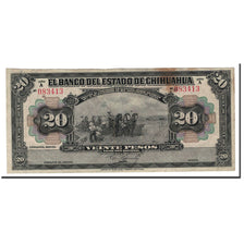 Banknote, Mexico, 20 Pesos, D. 1913, KM:S134a, VF(20-25)