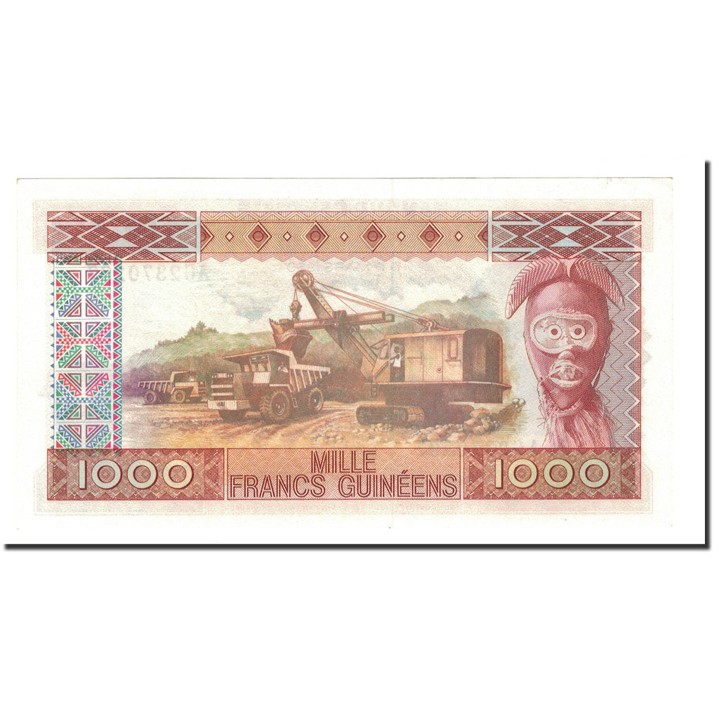 Geldschein, Guinea, 1000 Francs, 1985, KM:32a, UNZ-