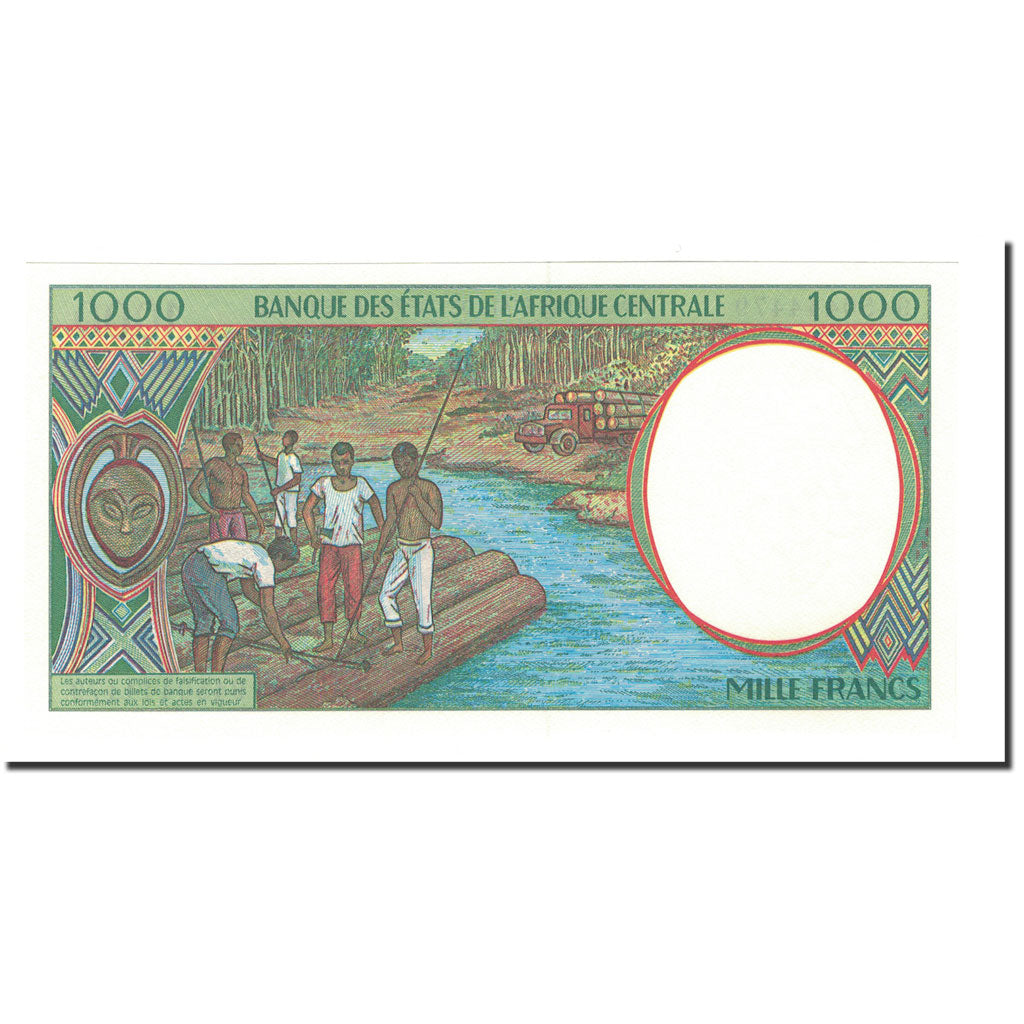 Banknote, Central African States, 1000 Francs, 1994, KM:402Lb, UNC(65-70)