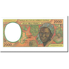 Banknote, Central African States, 2000 Francs, 1994, KM:403Lb, UNC(65-70)