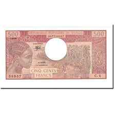 Banknote, Congo Republic, 500 Francs, 1983, 1983-01-01, KM:2d, UNC(65-70)