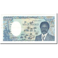 Geldschein, Gabun, 1000 Francs, 1987, 1987-01-01, KM:10a, VZ