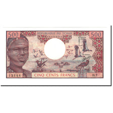 Billet, Chad, 500 Francs, 1974, KM:2a, SPL
