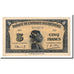 Geldschein, French West Africa, 5 Francs, 1942, 1942-12-14, KM:28b, SS+