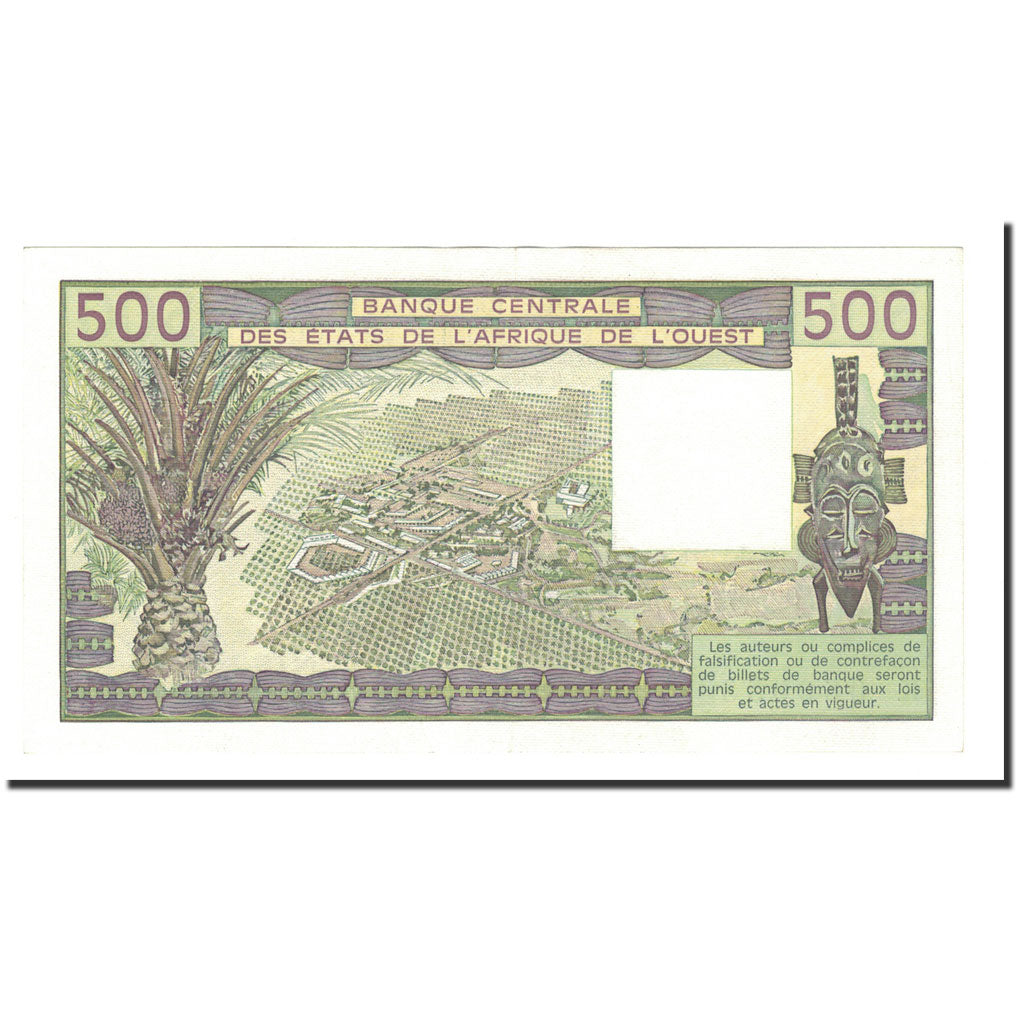 Banknote, West African States, 500 Francs, 1983, KM:706Kf, UNC(65-70)