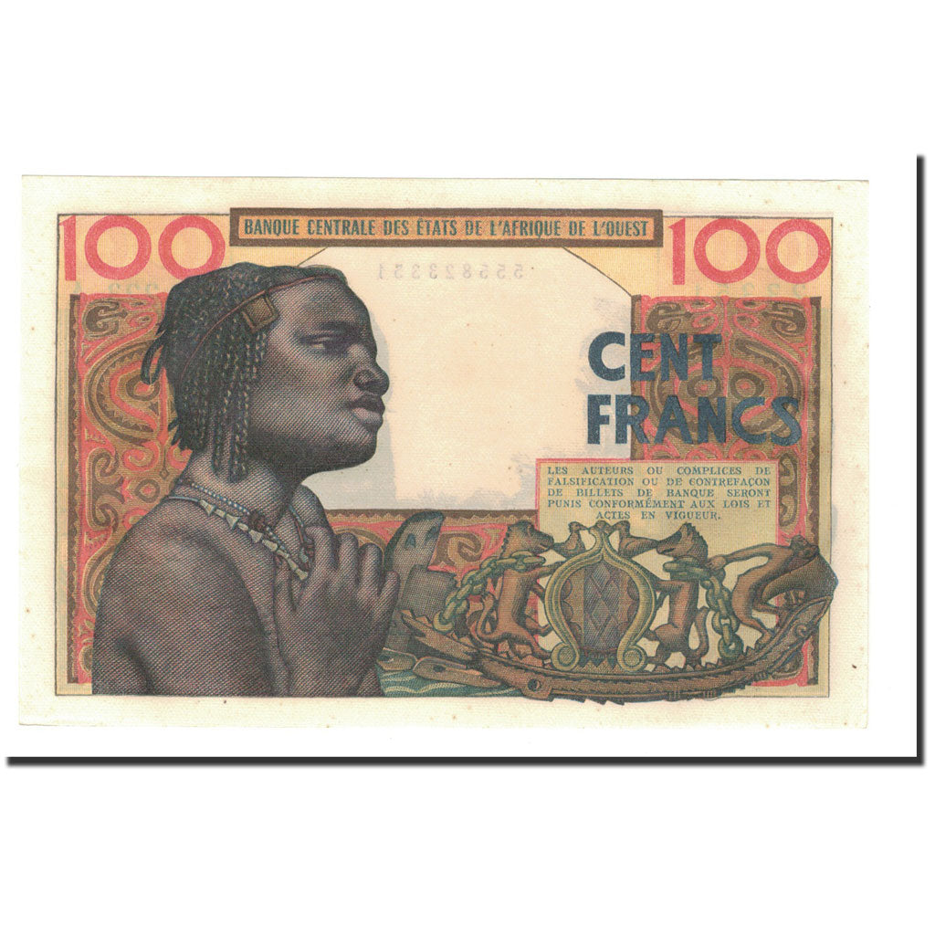 Banknote, West African States, 100 Francs, 1965, 1965-03-02, KM:101Ae, UNC(63)