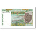 Banknot, Kraje Afryki Zachodniej, 500 Francs, 1999, KM:710Kj, UNC(63)
