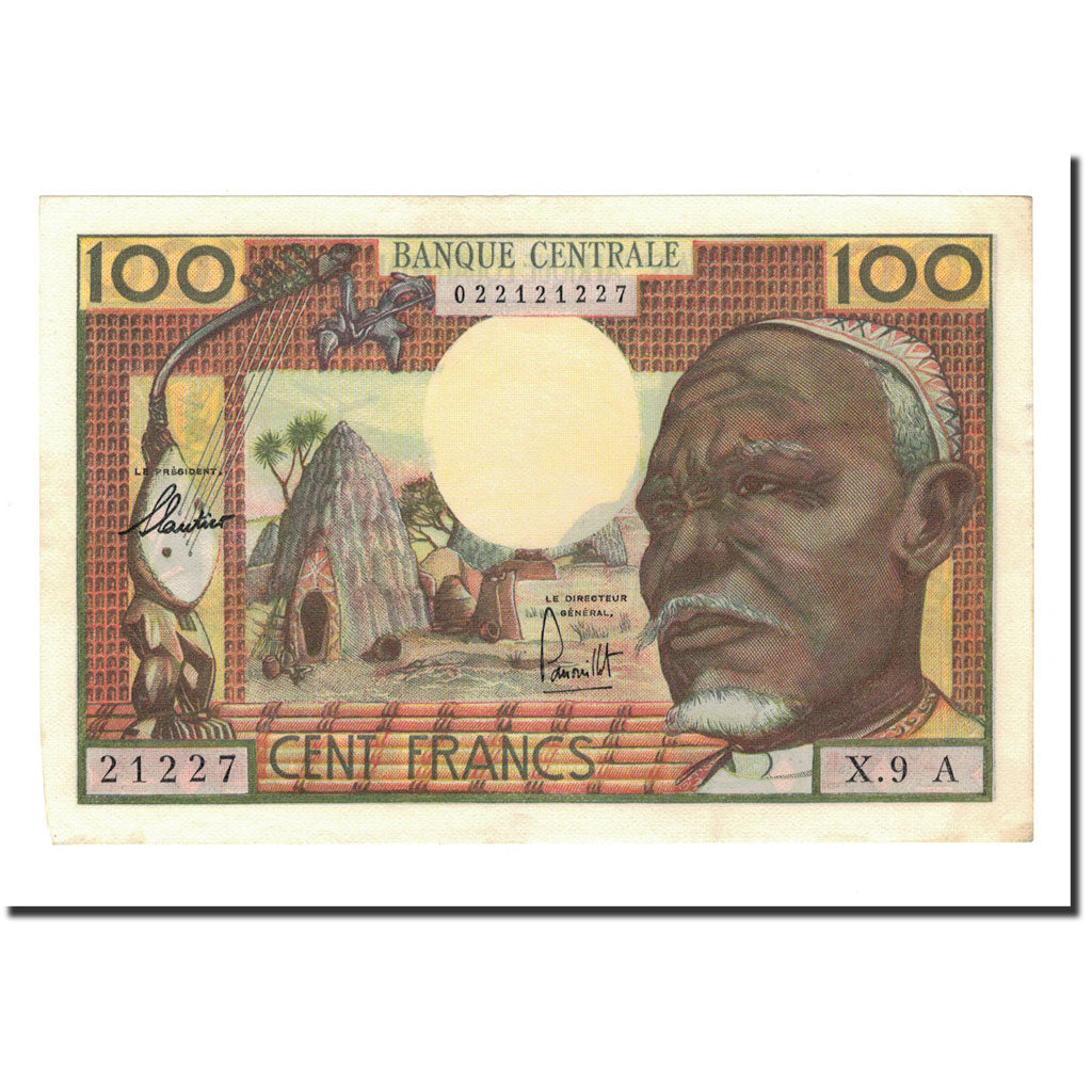 Banknote, EQUATORIAL AFRICAN STATES, 100 Francs, Undated (1963), KM:3a