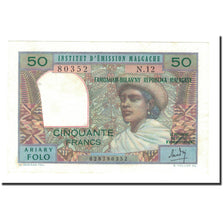 Billete, 50 Francs = 10 Ariary, undated (1969), Madagascar, KM:61, SC